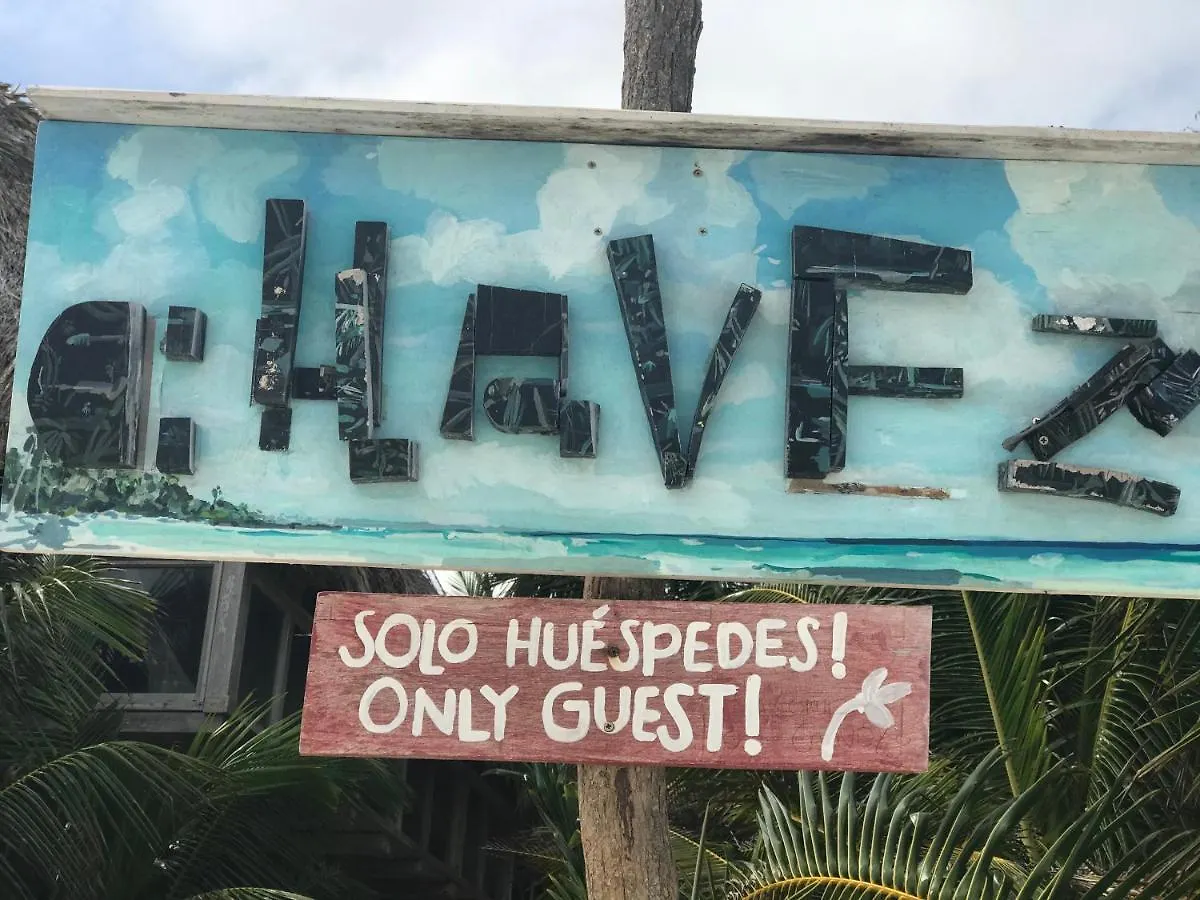 Chavez Eco Beach Camping And Cabanas Tulum Kamp alanı